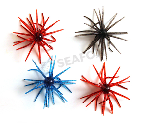 Nuova Esche <span class=keywords><strong>Artificiali</strong></span> Galleggianti in Silicone a Forma di Riccio Marino da 9,5g per la Pesca di Spigole, Trote, in Acqua Salata e Dolce - Product Image 6