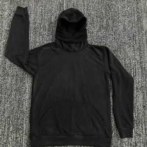 Sweat à capuche streetwear de haute qualité pour hommes, en coton et élasthanne, avec logo personnalisé brodé, grande taille, en polaire d'hiver, OEM ODM - Product Image 1