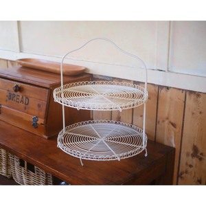 Geometric Polygonal Metal <b>Cake</b> <b>Stand</b> with White Top Handmade Design - Product Image 6