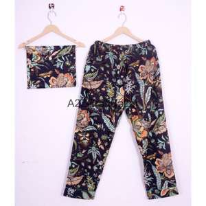 Conjunto de Pijama para Mujer, Hecho a Mano en India, 100% Algodón, con Estampado Floral Elegante, Ropa de Verano para Resort, Suave, Transpirable, de Secado Rápido, Ideal para Regalo - Product Image 3
