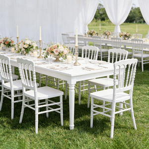 Abnehmbarer Napoleon-Stuhl für Hochzeiten Kunststoffmaterial Hotel Outdoor-Events Moderne Party-Chaise En Plastique - Product Image 1