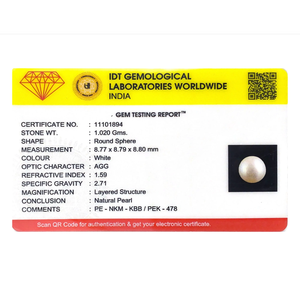 Loose Pearl-5.1 Carat Luxury Gemstone for Fine Jewelry - Product Image 3