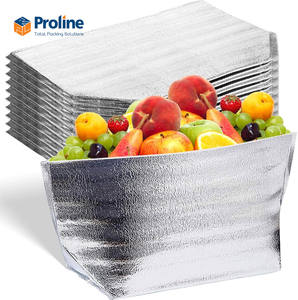 Sac isotherme chaud et froid 24 heures, écologique, recyclable, en mousse EPE, pour l'expédition de nourriture, imperméable, durable, avec fermeture éclair - Product Image 6