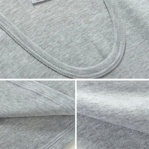 Débardeur pour homme BROWON, 100% coton, sous-vêtement de haute qualité pour la musculation et le fitness, gilet sans manches tricoté, marque Singlet - Product Image 6