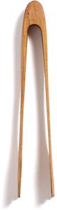 Pince de cuisine multi-usage en bois de hêtre personnalisée pour pain plat, ustensile de service alimentaire, pince de cuisson BBQ à bon prix - Product Image 2