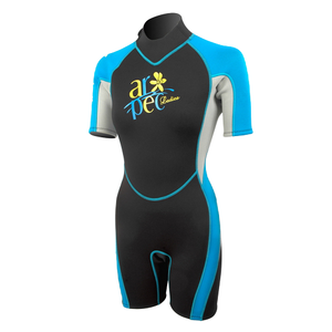 Traje de Neopreno de Manga Corta para Niños de 2.5mm con Protección UV, Cremallera Trasera y Costuras Selladas para Surf y Buceo - Product Image 2