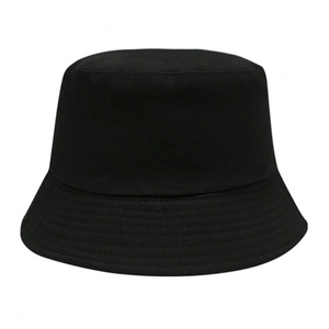 Sombrero de Pescador Unisex de Poliéster/Algodón, Color Sólido, Casual, Deportivo, para Exteriores, Verano, Adulto, Talla 56-58CM, Rojo, Negro - Product Image 2