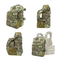 Pack d'extension modulaire polyvalent avec compartiment pliable, porte-sac à eau durable compatible avec les gilets tactiques pour la chasse
