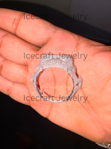 ตัวเรือนนาฬิกาหรูสั่งทำพิเศษ ประดับด้วยเพชรโมอิสซาไนต์คุณภาพเยี่ยม ตัวเรือนสแตนเลสสตีลสำหรับเปลี่ยน นาฬิกาเครื่องประดับระดับพรีเมียม - Product Image 4