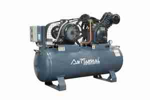 Compresor de Aire de Pistón Industrial con Tanque Receptor de Aire, Compresor Recíproco de Alta Resistencia para Plantas de Manufactura - Product Image 6