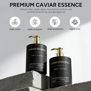 Tratamiento Capilar con Caviar, Marca Privada, Cuidado Capilar Hidratante, Champú con Extracto de Colágeno <span class=keywords><strong>y</strong></span> Caviar, Revitaliza <span class=keywords><strong>y</strong></span> Repara el <span class=keywords><strong>Cabello</strong></span> Dañado - Product Image 3