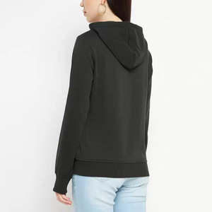 Sweat à capuche zippé de haute qualité pour femme, style tendance, anti-boulochage, respirant, pour femme - Product Image 2