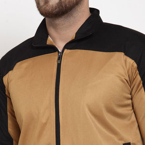 <b>Men's</b> Two Piece Athletic Tracksuit Set Breathable Moisture Wicking Sports <b>Jacket</b> with Comfortable Stretch Jogger Pants - Product Image 6