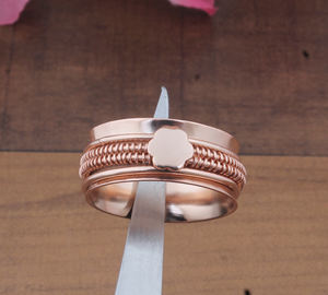 Anillo de Plata de Ley 925 con Bisel de Oro Rosa, Diseño de Flor, Elegante y Clásico, para Mujer, Regalo de Joyería para Boda, Compromiso o Fiesta - Product Image 4