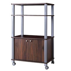 Walnut Multi-Functional Kitchen Storage Rack for Kitchen Islands & Carts - Product Image 4