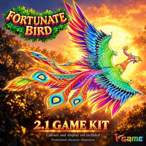 VGAME Fortunate Bird 2.1 Spielbrett und Software-Kit für 4, 6, 8, 10 Spieler Kabinettintegration - Product Image 1
