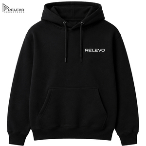 Sudadera con Capucha Negra de Forro Polar Grueso Personalizada de Alta Calidad para Hombre, Sudadera con Capucha y Cordón Ajustable, Logotipo Personalizado / Color Ant - Product Image 1
