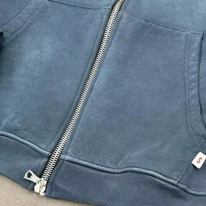 Vente en gros de sweats à capuche pour hommes, respirants, de qualité supérieure, personnalisés, en coton lourd 100%, à épaules tombantes - Product Image 4