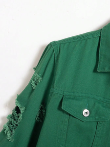 Custom Made Coated <b>Denim</b> <b>Jacket</b> for Men Spring Season High Quality Waterproof Windproof Breathable <b>Lightweight</b> Wholesale - Product Image 5