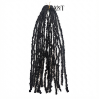 Dreadlock Sintetici a Doppia Estremità Effetto Naturale Morbido e Voluminoso, Extension per Capelli all'Uncinetto per Donne