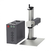Máquina de Marcado Láser de Fibra Portátil Compacta de 20W para Grabado de Metales Finos, Herramientas de Joyería y Piezas Industriales