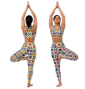 Conjunto de Yoga de 2 Piezas para Mujer, Talla Grande, Cintura Alta, Sexy, Sin Costuras, con Logotipo Personalizado, para Gimnasio y Fitness - Product Image 3