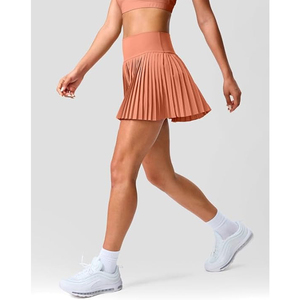 <b>Women's</b> Basic 2 Pockets Stretchy Pleated Athletic Skirt Quick Dry Girls Active Tennis <b>Skort</b> With Inner Shorts - Product Image 3