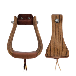 Étriers en bois faits à la main pour l'équitation, supports de pied légers pour la selle, équipement équestre de qualité supérieure en bois - Product Image 1
