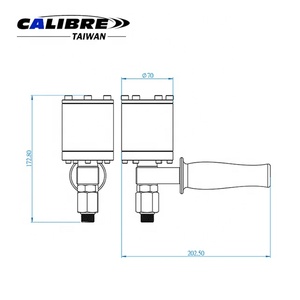 Ensemble d'outils d'extraction d'injecteurs diesel pneumatiques TAIWAN CALIBRE avec marteau coulissant - Product Image 5