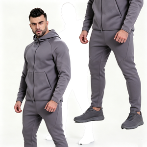 Survêtement de sport décontracté pour homme, hiver, 100% coton, respirant, séchage rapide, haute qualité, vêtements de sport, OEM, marque privée - Product Image 6