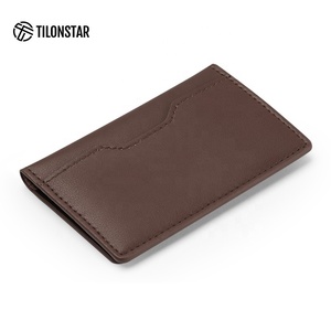TILONSTAR TVW103 Vintage Lightweight Compact Leather ID Bank Credit Slim Wallet Premium Sublimation <b>Card</b> Holder - Product Image 3
