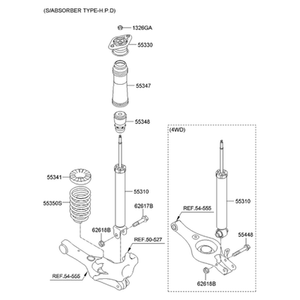 โช้คอัพใหม่สำหรับ Sportage, สตรัท และ 553113W050 - Product Image 2
