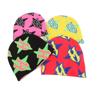 Gorros Personalizados con Estampado Puff de Alta Calidad, Gorros Unisex de Acrílico Jacquard, Gorros Deportivos de Punto para Invierno - Product Image 1