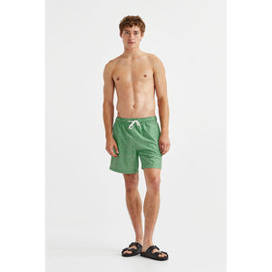 Shorts de bain pour hommes à séchage rapide, légers, pour l'été, avec cordon de serrage à la taille et poches - Product Image 5