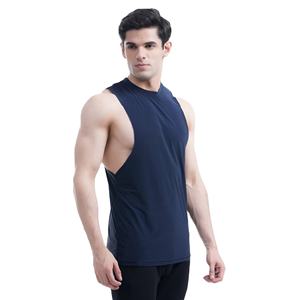 Camiseta sin Mangas Gótica Personalizada al por Mayor para Hombre, Logotipo Personalizado, Talla Grande, Algodón Transpirable de Secado Rápido, 120g, Ropa Deportiva para Gimnasio y Entrenamiento - Product Image 2