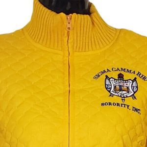 Veste Sigma Gamma Rho SGRHO personnalisée pour femme, veste zippée légère et décontractée pour sororité grecque, vêtements d'équipe universitaires personnalisés - Product Image 2