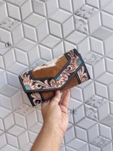 Nueva Cartera de Cuero con Grabado a Mano 2026, Cartera de Cuero Vacuno con Estilo, Cartera de Cuero Occidental Multiusos - Product Image 3