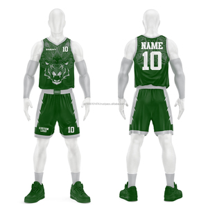 Ensemble de maillots de basket-ball pour hommes, respirant, grande taille, design uni personnalisé, 100% polyester, prix bas - Product Image 6