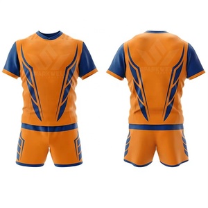 Ensemble de maillots de rugby personnalisés pour hommes, rayé violet et blanc, respirant, coupe athlétique, manches courtes, vêtements de sport toutes saisons - Product Image 5