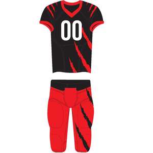 Nouveaux maillots d'entraînement de football américain sur mesure, manches courtes, 100% polyester, sublimation de haute qualité, vente en gros, faible MOQ - Product Image 2