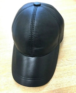 Gorras de Béisbol de Cuero Genuino de Alta Calidad a Precio Económico, Diseño Personalizado, Gorras de Cuero Vacuno Genuino para Hombre - Product Image 1