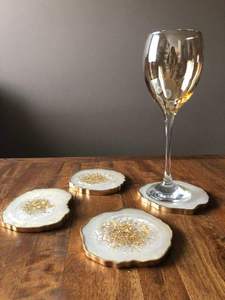 Posavasos Cuadrados de Resina Hechos a Mano al por Mayor para Mesa de Comedor, Clásicos y Decorativos, Ecológicos para Hogar y Hotel - Product Image 2