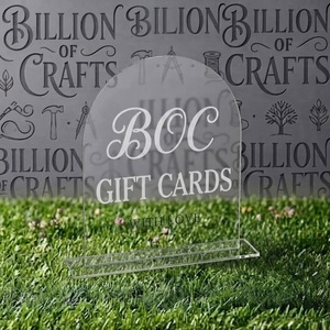 Clear <b>Acrylic</b> Arch Display Stand Tabletop Photo Prop Holder for Wedding Party Event Decor - Product Image 4