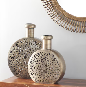 Jarrón de Hierro Hecho a Mano al por Mayor y Maceta Decorativa con Diseño Costero para Bodas y Decoración del Hogar en Pascua - Product Image 2