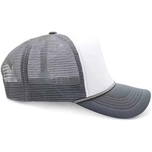 Customize Blank Polyester 5 Panel Foam Mesh Promotional Custom Logo Embroidery Printing Trucker <b>Hat</b> <b>Cap</b> - Product Image 2