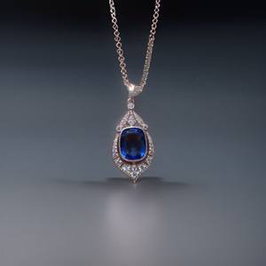 Bijoux en argent sterling saphir bleu serti clos, style ethnique, pierres précieuses, faits à la main, vente en gros pour enfants - Product Image 6