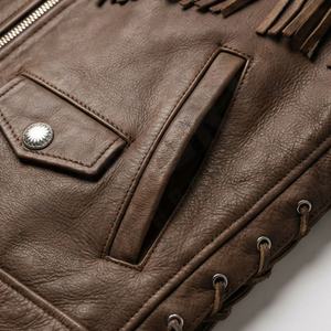 Chaqueta de Motociclista de Cuero Genuino para Hombre de la Mejor Calidad, Nueva Colección de Invierno, Chaquetas de Motocicleta con Protecciones Desmontables Personalizadas - Product Image 5