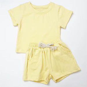 Conjunto de Ropa Casual de Verano para Bebés Niños 100% Algodón Personalizado, Camiseta de Manga Corta y Pantalones, Servicio ODM y OEM - Product Image 6