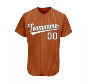 Custom Travel Baseball Jersey Tournament Team Uniform Breathable Polyester Sublimation Custom Logo Private <b>Label</b> OEM Wholesale - Product Image 1
