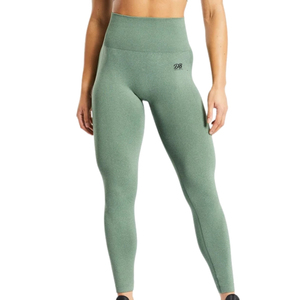 Leggings de sport sans couture taille haute pour femme, extensibles, respirants, pour fitness, yoga, gym, entraînement, course à pied, contrôle du ventre, confortables - Product Image 1